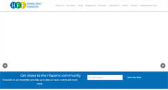 Desktop Screenshot of hispanicfamilyfoundation.com